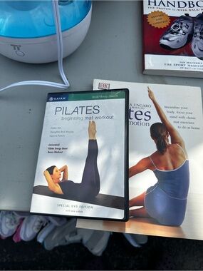 GAIAM Pilates Beginning Mat Workout DVD – White, Black, Blue